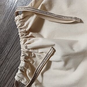Tory Burch Cream Drawstring Bag